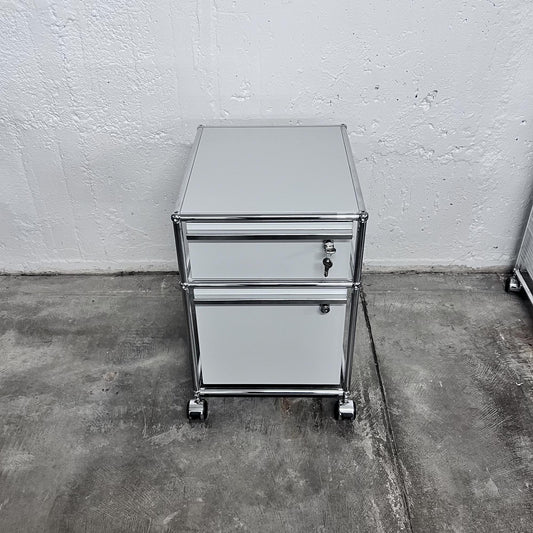 USM Rollkorpus, Lichtgrau, A4, A6 Schubladen