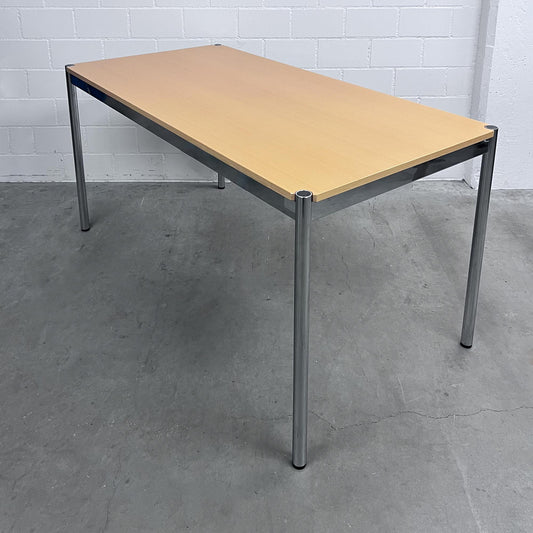 USM Tisch, Buche furniert, 150x75cm, Q3