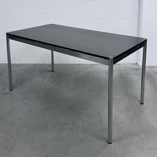 USM Tisch, Eiche Schwarz furniert, 150x75cm, neuwertig