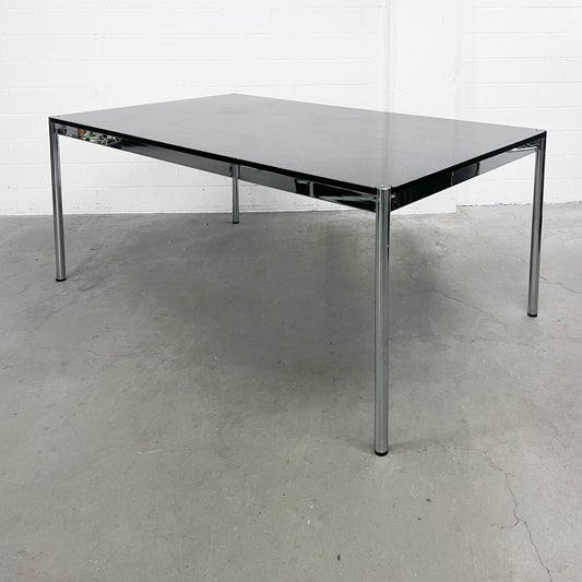 USM Tisch, Eiche Schwarz, 175x100cm, Q3