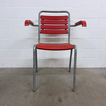 2 Gartenstühle, Atelier Alinea, rot