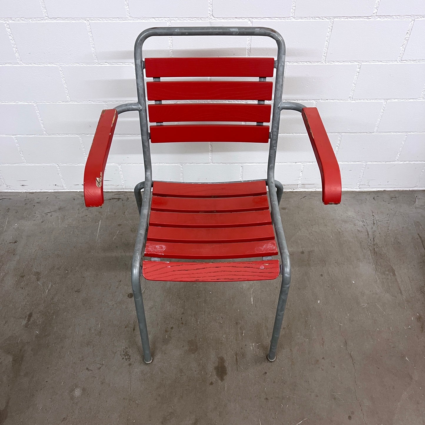 2 Gartenstühle, Atelier Alinea, rot