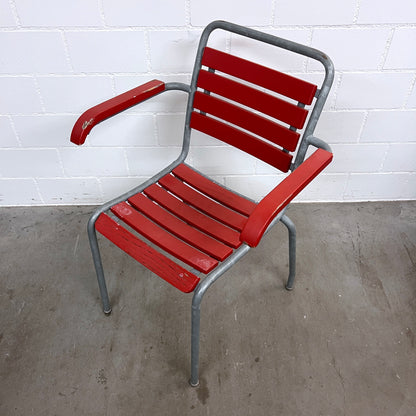 2 Gartenstühle, Atelier Alinea, rot