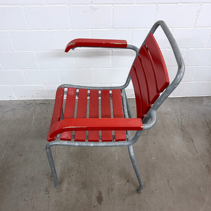 2 Gartenstühle, Atelier Alinea, rot