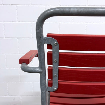 2 Gartenstühle, Atelier Alinea, rot