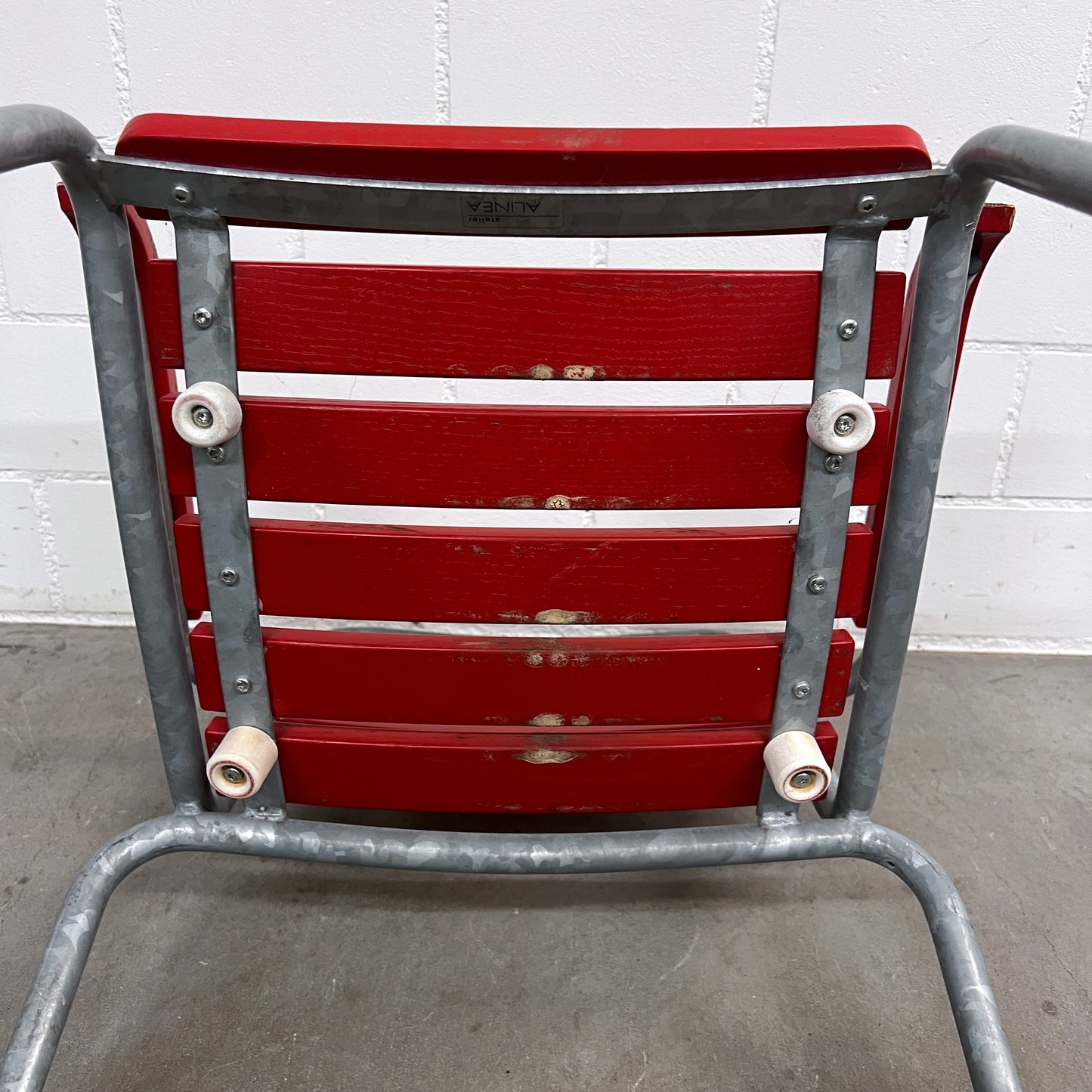 2 Gartenstühle, Atelier Alinea, rot