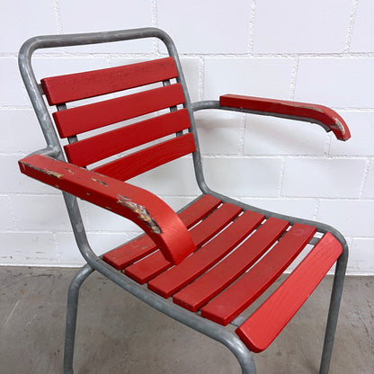 2 Gartenstühle, Atelier Alinea, rot