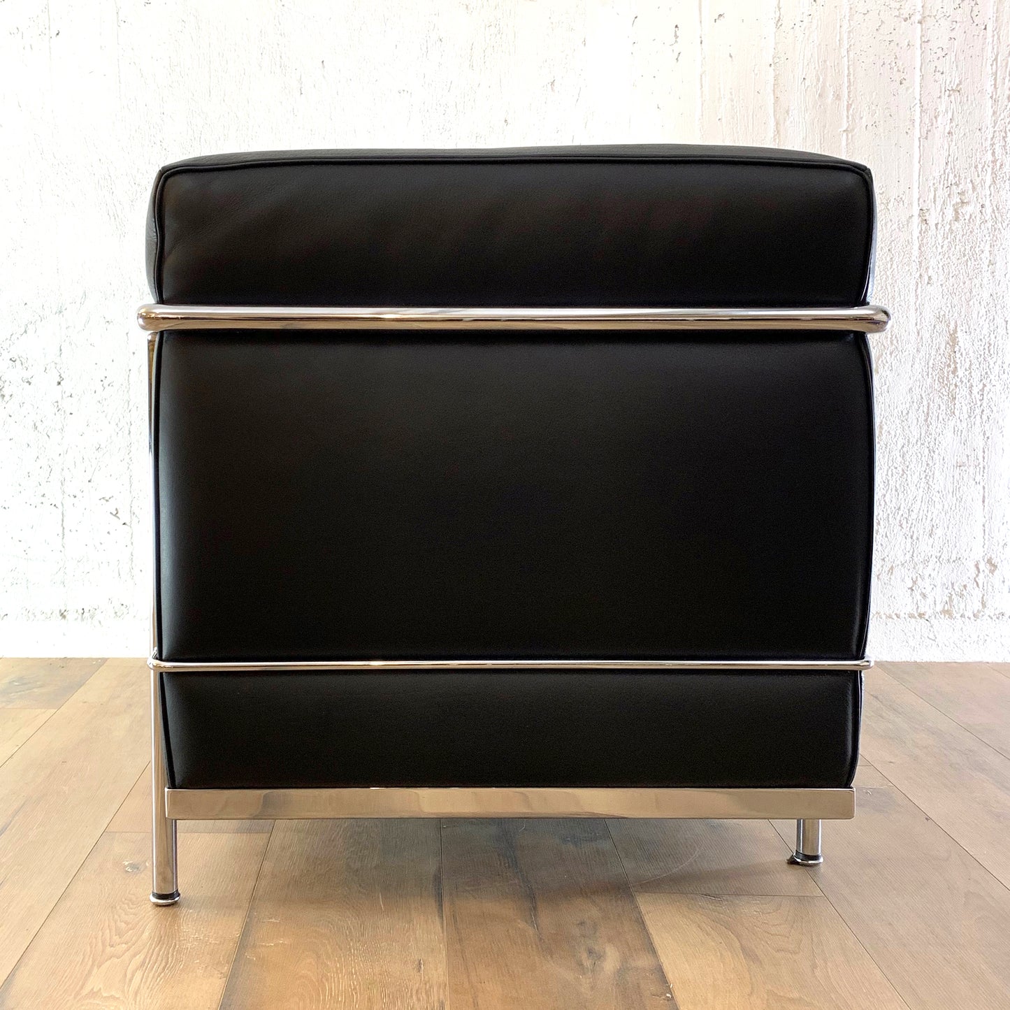 Sessel Le Corbusier LC2, Leder-schwarz