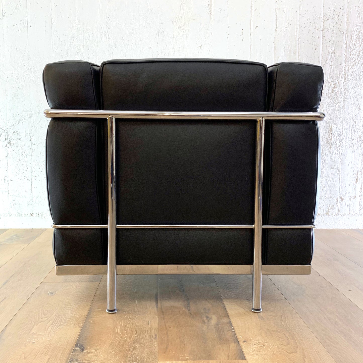 Sessel Le Corbusier LC2, Leder-schwarz