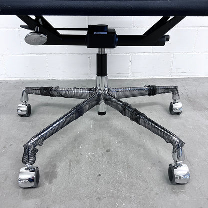 Eames Aluminium Chair EA 117 Work, Vitra, Hopsak, Schwarz