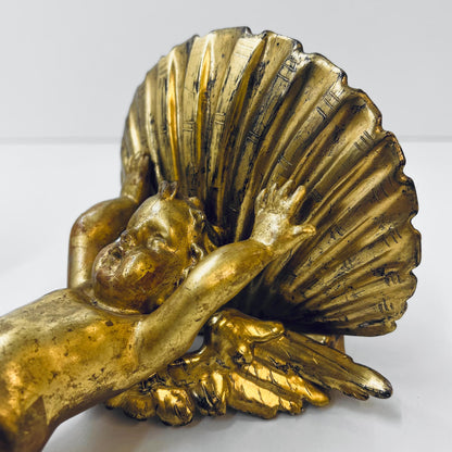 Zwei Engel mit Muscheln, Wanddekoration