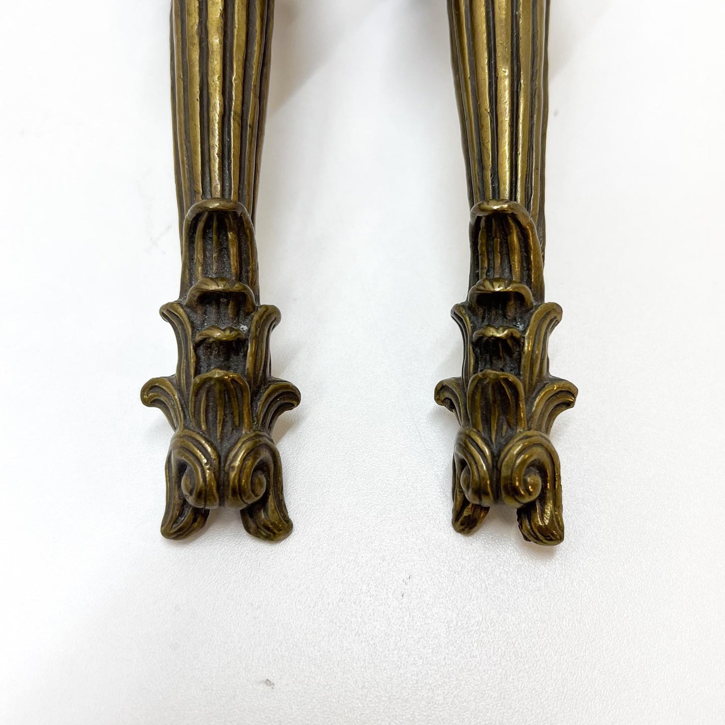Engelfiguren-Paar, Messing