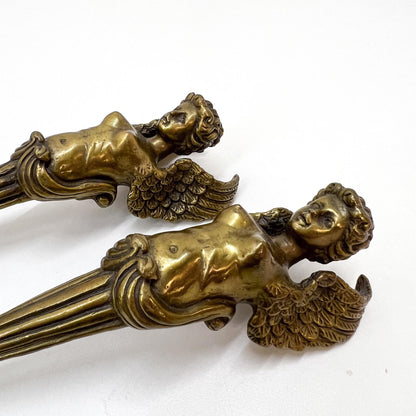 Engelfiguren-Paar, Messing