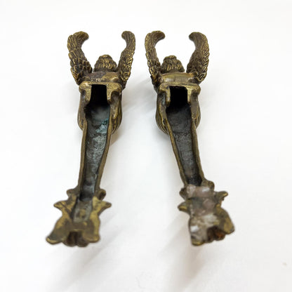 Engelfiguren-Paar, Messing