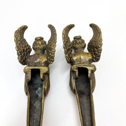 Engelfiguren-Paar, Messing