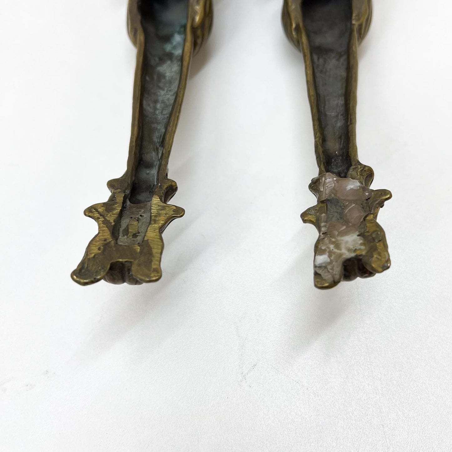 Engelfiguren-Paar, Messing