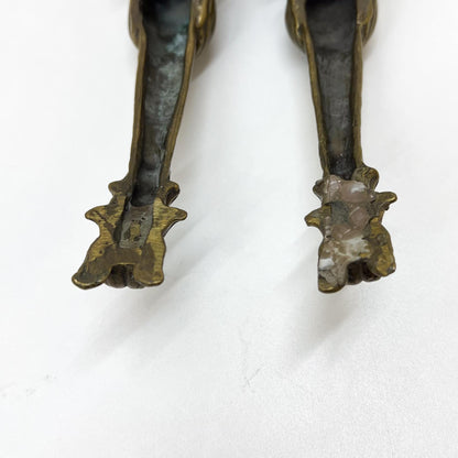 Engelfiguren-Paar, Messing