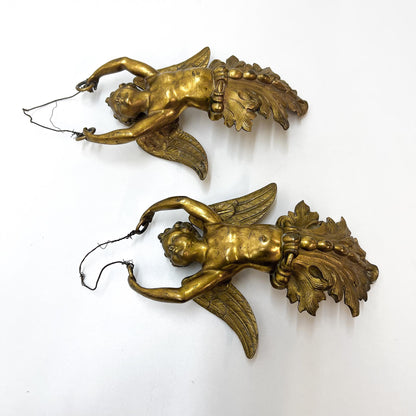 Engelfiguren zum Aufhängen, Bronze