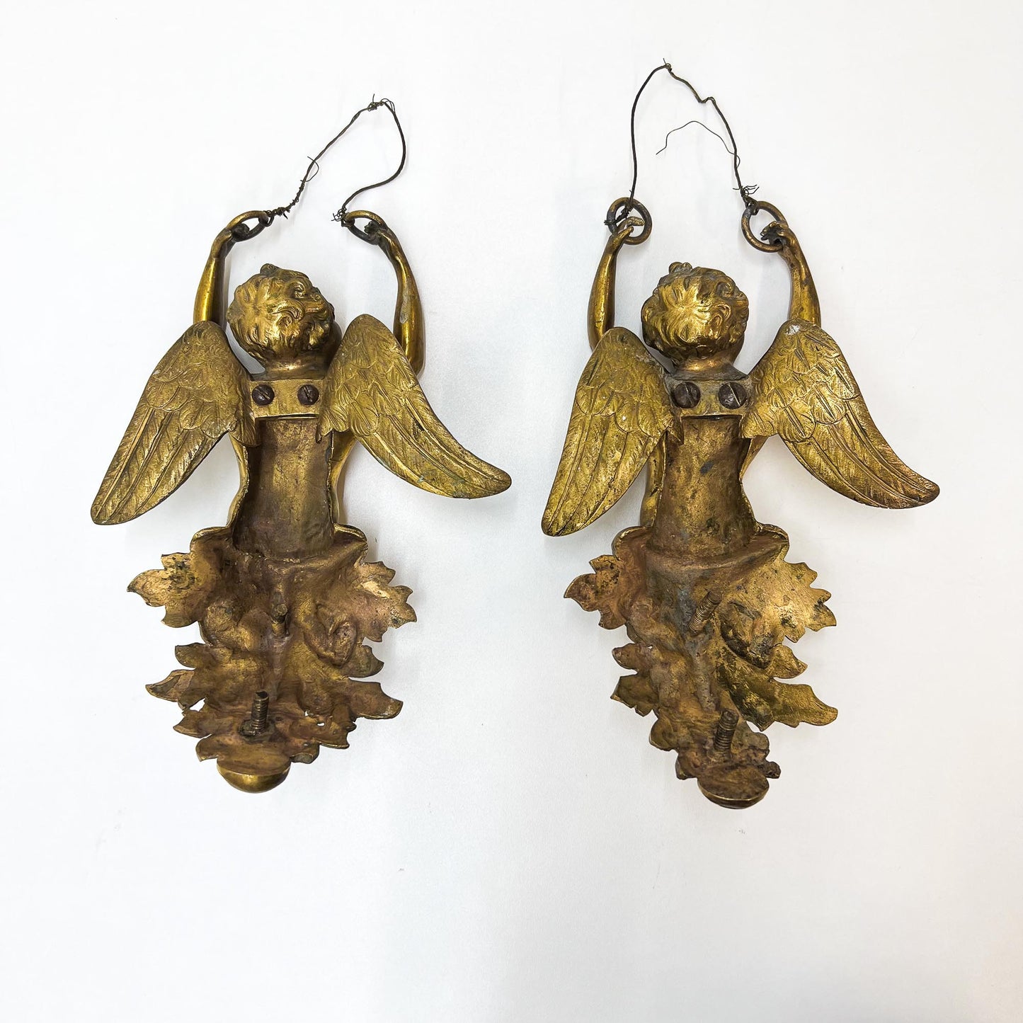 Engelfiguren zum Aufhängen, Bronze