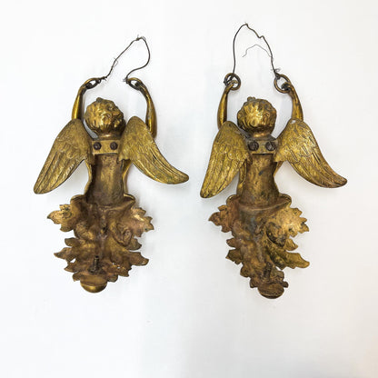 Engelfiguren zum Aufhängen, Bronze