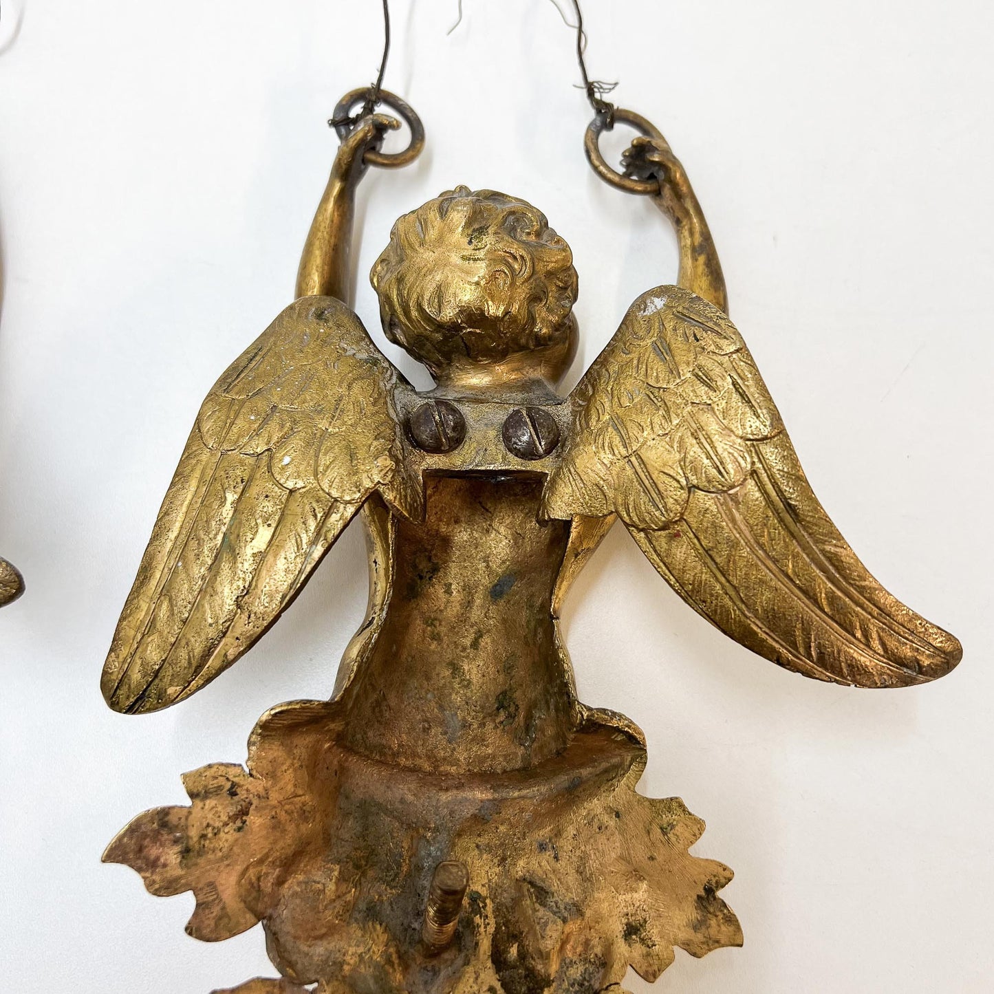 Engelfiguren zum Aufhängen, Bronze