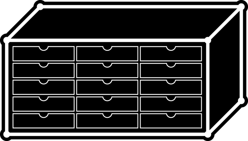 USM Inos Kastenset 5 Schubladen