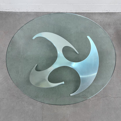 Propeller Couchtisch, Knut Hesterberg, Space Age, 70er-Jahre, Q2