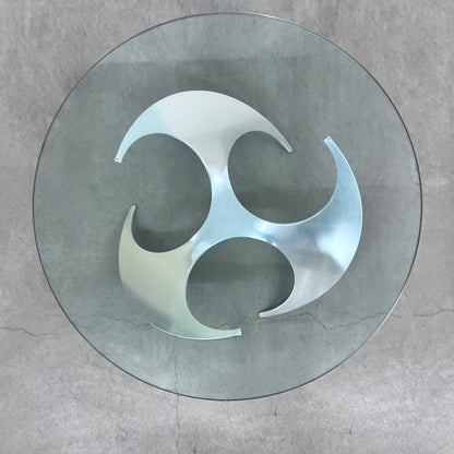 Propeller Couchtisch, Knut Hesterberg, Space Age, 70er-Jahre, Q2