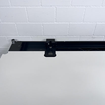 USM Tisch Advanced, Kunstharz Perlgrau, 200x100cm