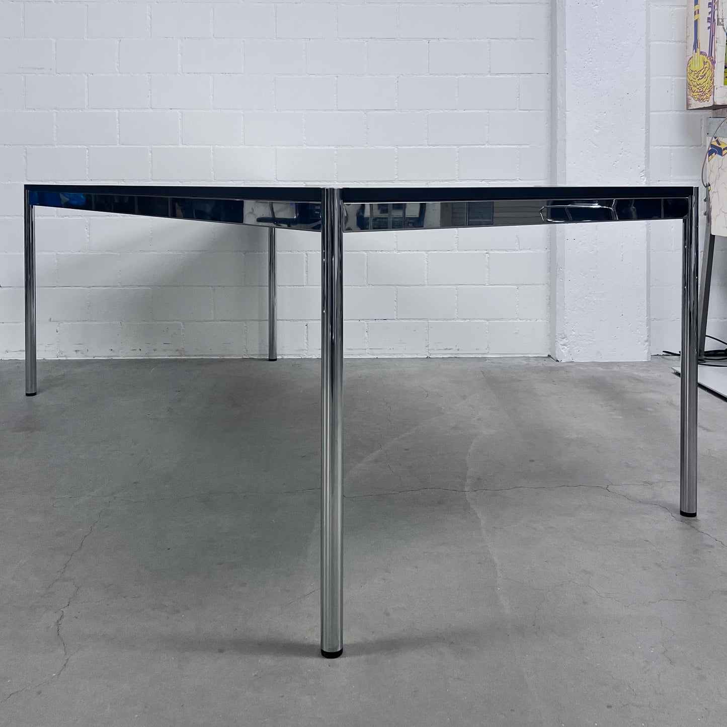 USM Tisch Advanced, Kunstharz Perlgrau, 200x100cm