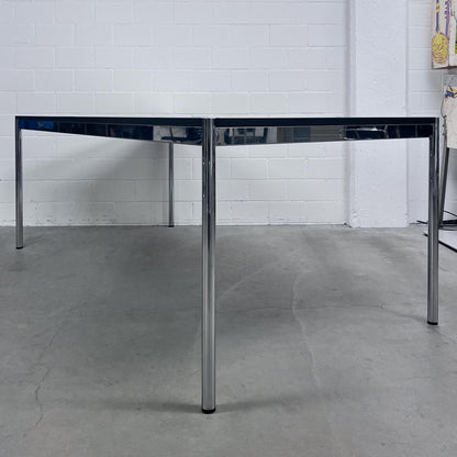 USM Tisch Advanced, Kunstharz Perlgrau, 200x100cm