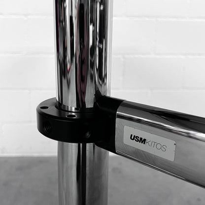 USM Kitos Tisch, 150x75cm, Kunstharz Perlgrau, Q1