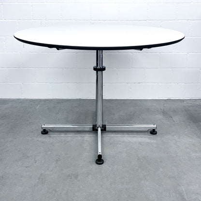 USM Kitos Tisch, Kunstharz Perlgrau, rund, 120cm, Q1