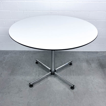 USM Kitos Tisch, Kunstharz Perlgrau, rund, 120cm, Q1