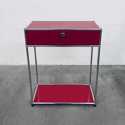 USM Konsole, Rubinrot, neuwertig