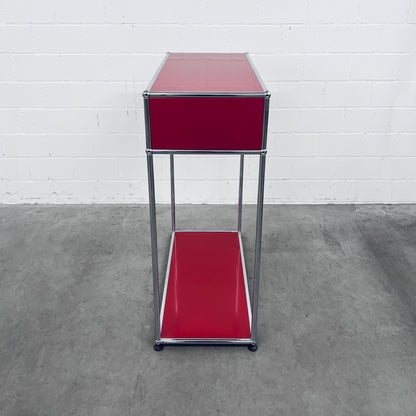 USM Konsole, Rubinrot, neuwertig