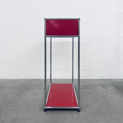 USM Konsole, Rubinrot, neuwertig