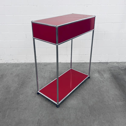 USM Konsole, Rubinrot, neuwertig