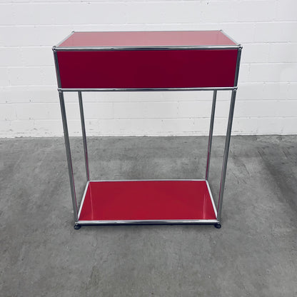 USM Konsole, Rubinrot, neuwertig