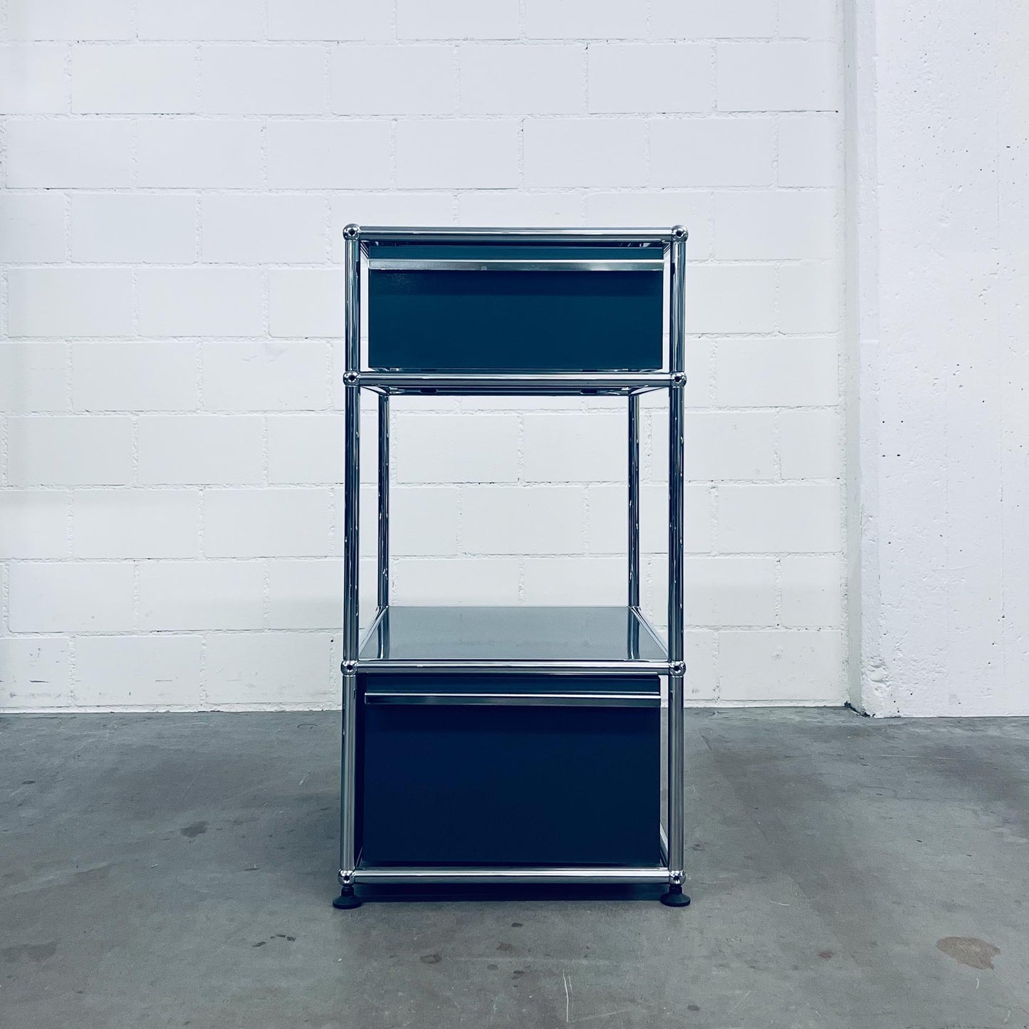 USM Korpus, Anthrazitgrau, 2 Schubladen