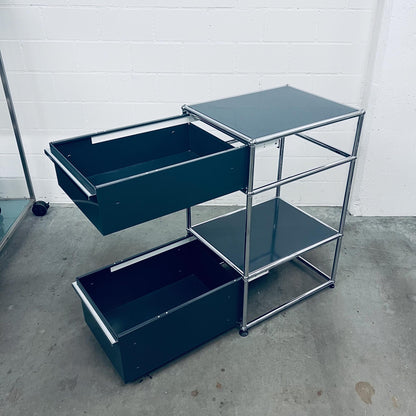 USM Korpus, Anthrazitgrau, 2 Schubladen