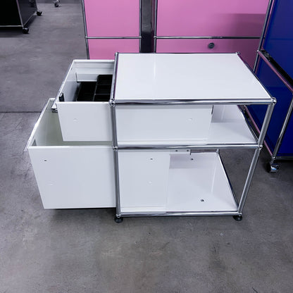 USM Korpus, reinweiss, A4, A6 Schubladen, Q1