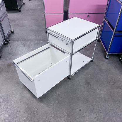 USM Korpus, reinweiss, A4, A6 Schubladen, Q1