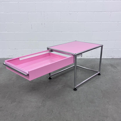 USM Nachttisch, Rosa, neuwertig