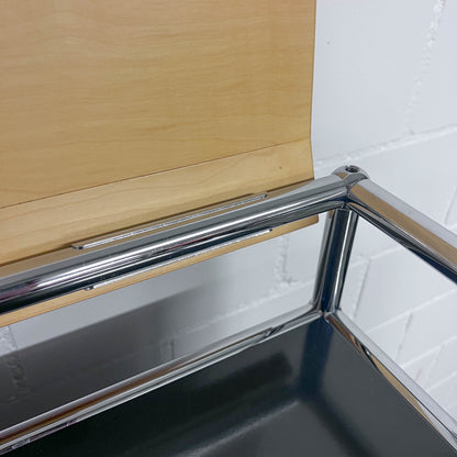 USM Rednerpult auf Rollen mit Holzablage, Q2