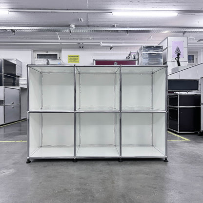 USM Regal, Reinweiss, 6 Fächer offen, Q1