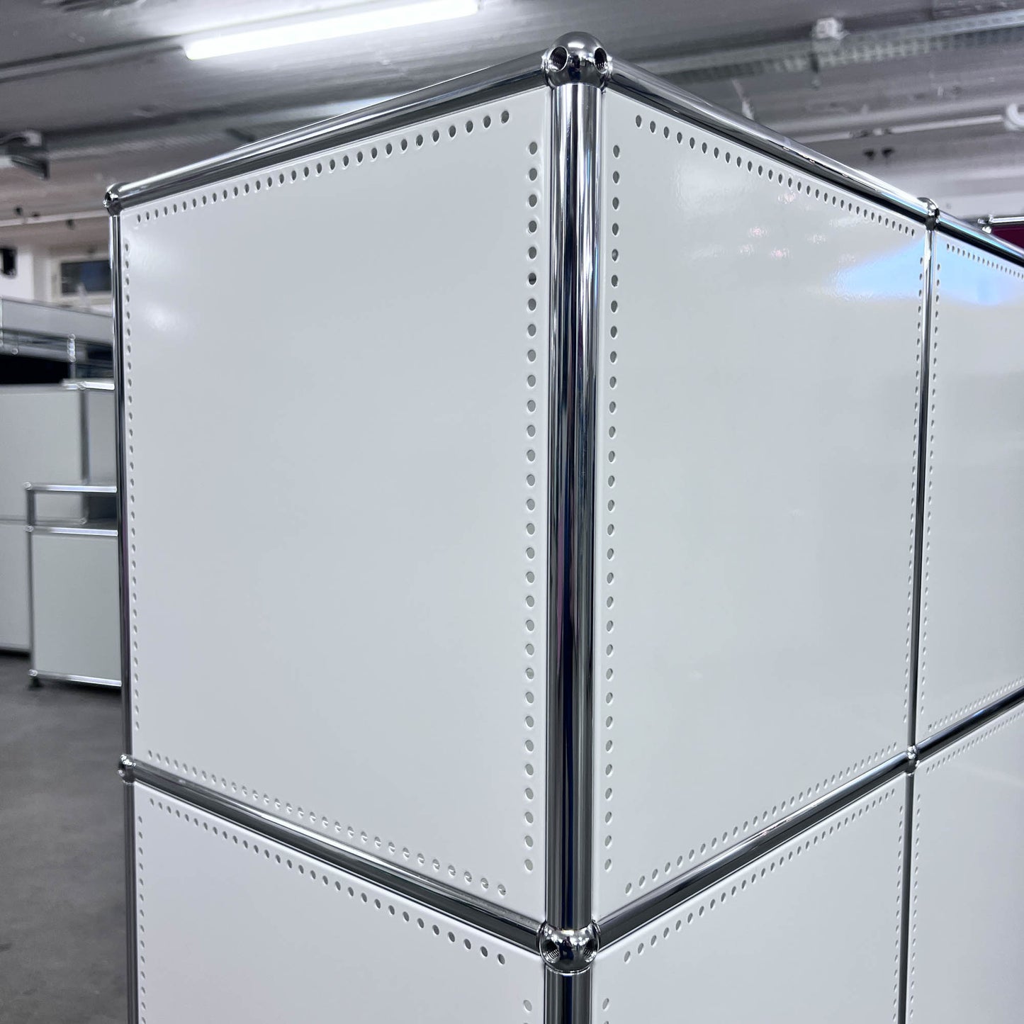 USM Regal, Reinweiss, 6 Fächer offen, Q1