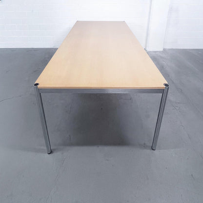 USM Tisch Ahorn gebleicht, 200x100cm, Q2