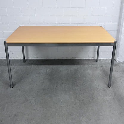 USM Tisch, Buche furniert, 150x75cm, Q3