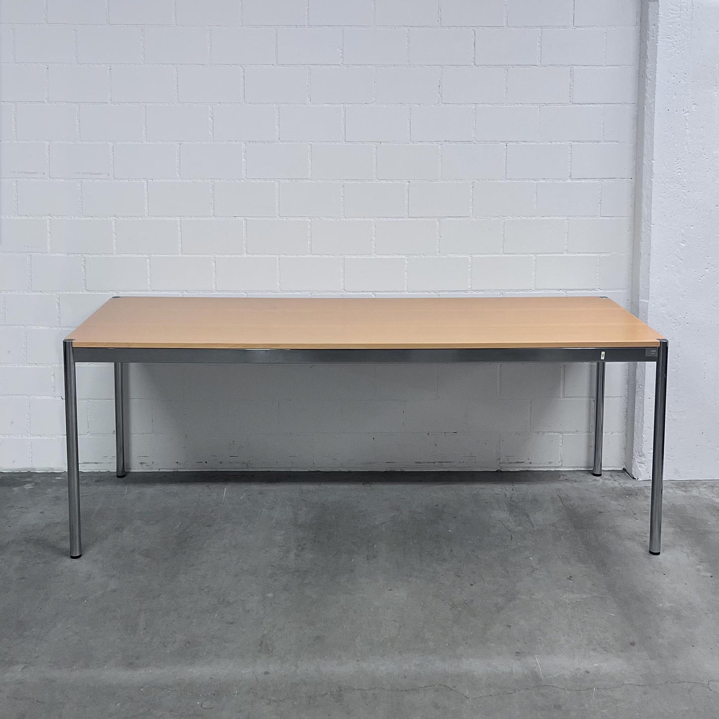 USM Tisch, Buche furniert, 200x75cm, Q3